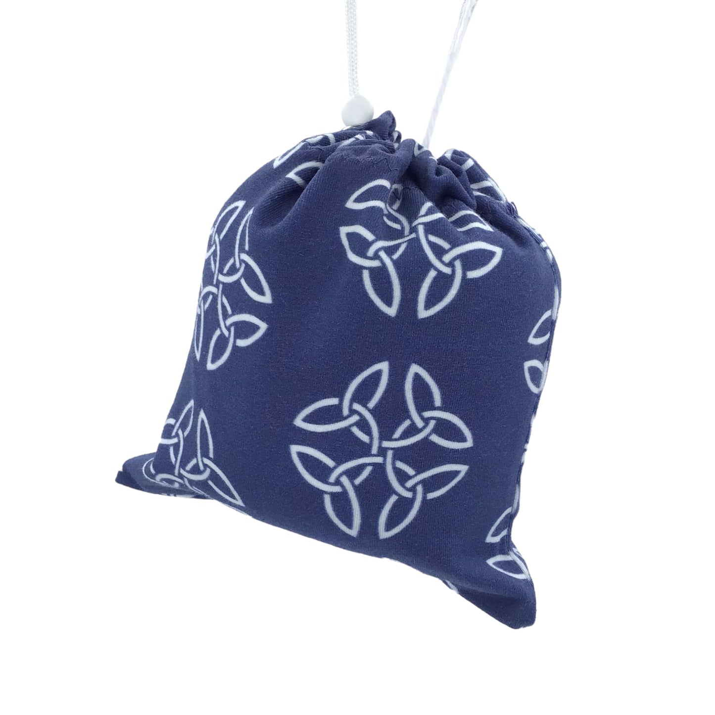 Square Celtic Knot on Navy