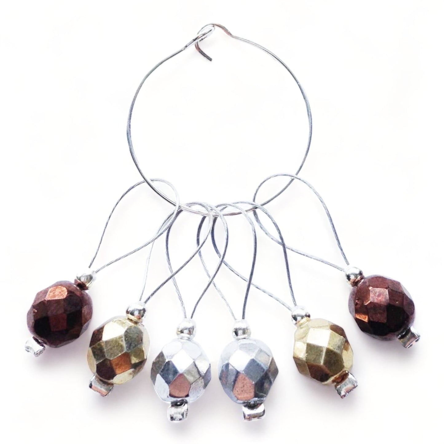 Metallic Coated Stitch Markers