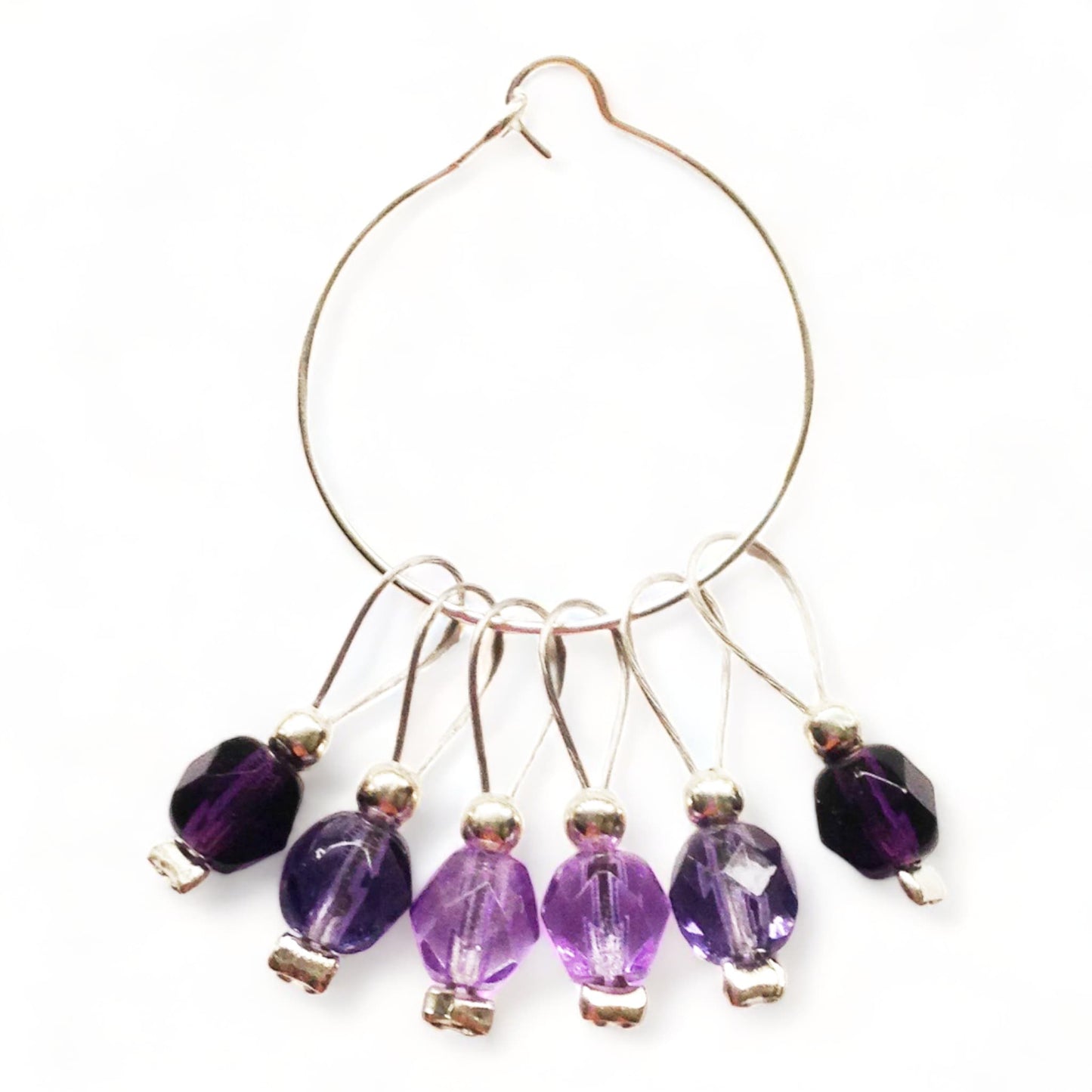Plum Stitch Markers