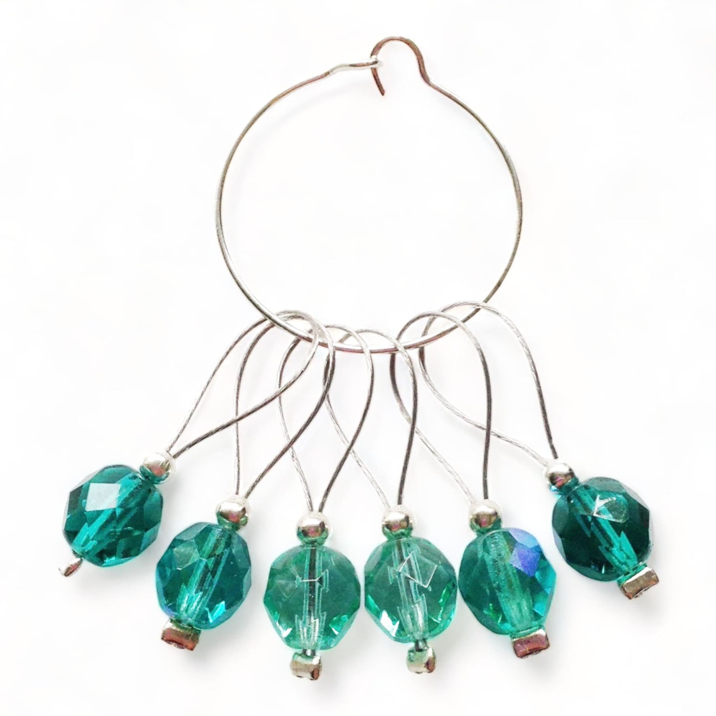 Teal Green Stitch Markers