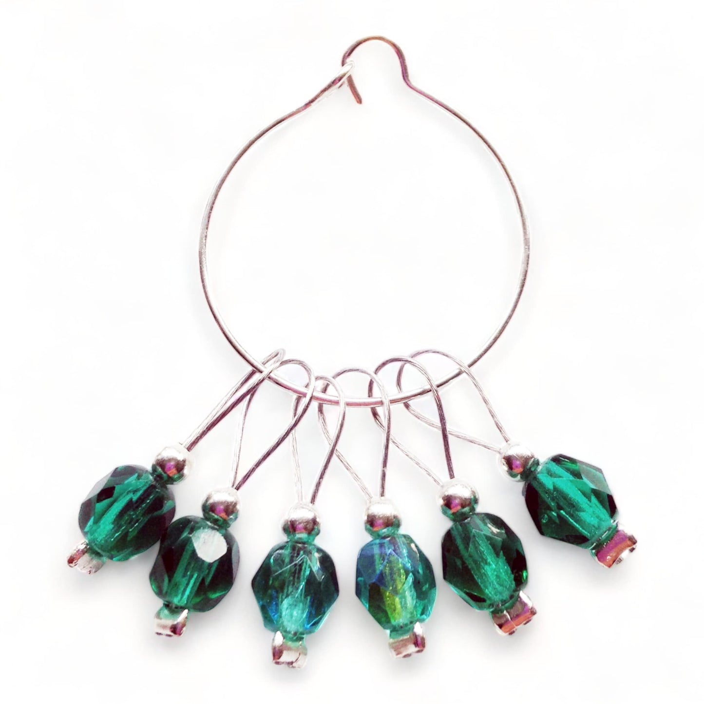 Teal Green Stitch Markers