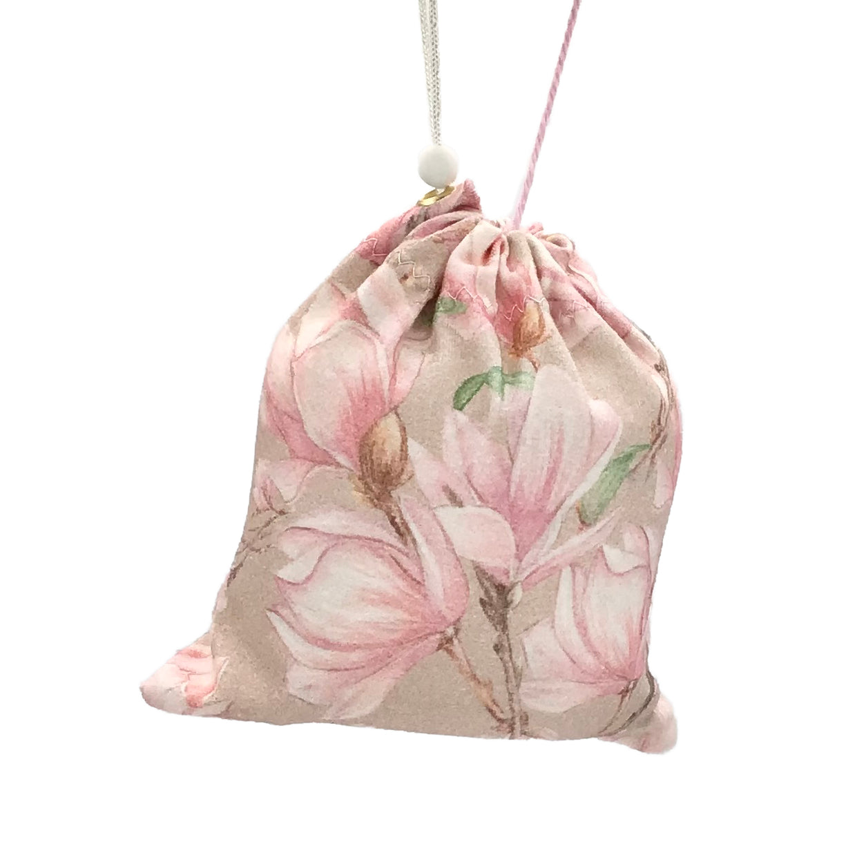 Saucer Magnolia on Beige