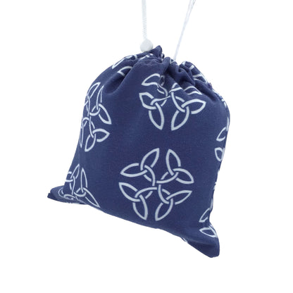 Square Celtic Knot on Navy