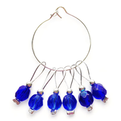 Cobalt Stitch Markers