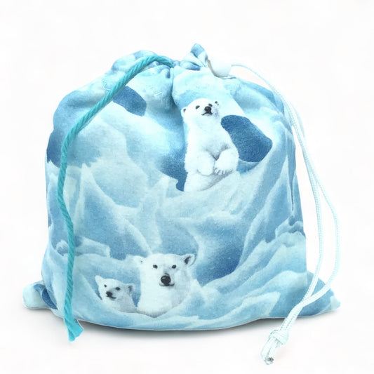 Arctic Glacier Polar Bear Family