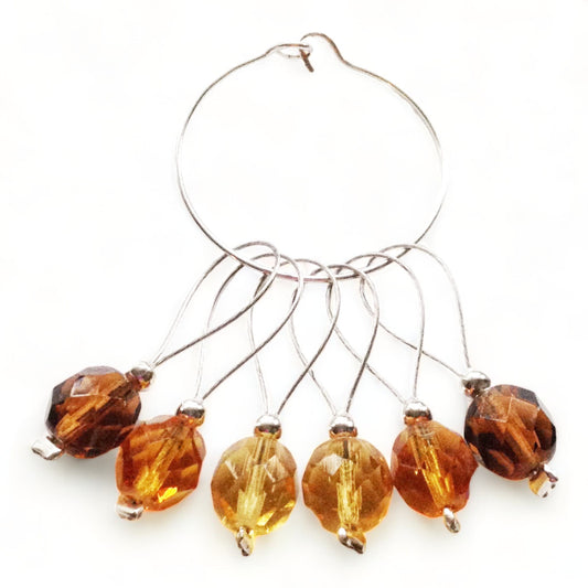Amber Stitch Markers