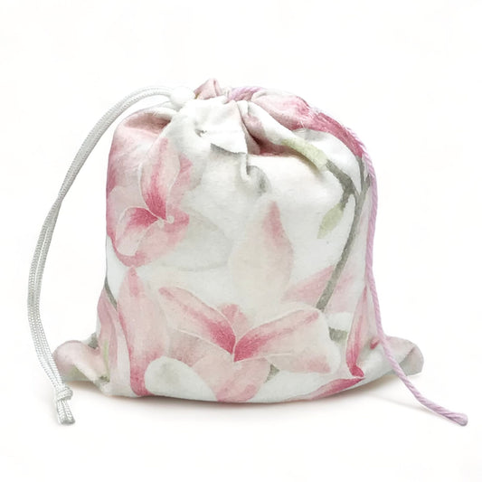 Pink Magnolia on white
