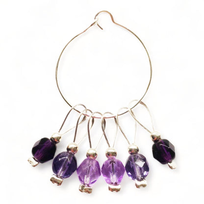 Plum Stitch Markers
