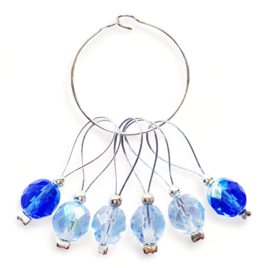 Sapphire Stitch Markers