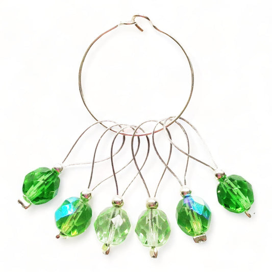 Spring Green Stitch Markers