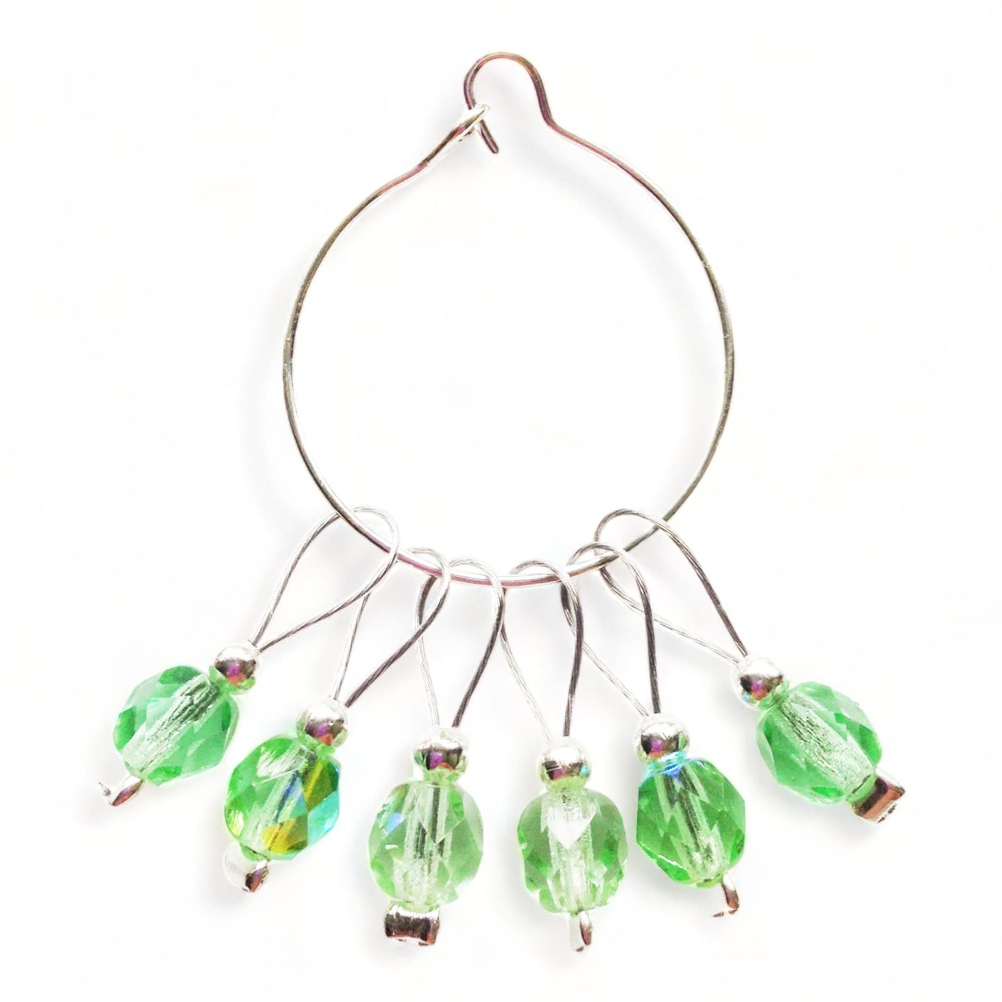 Spring Green Stitch Markers