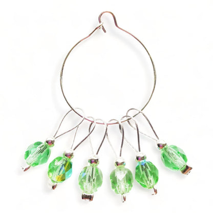Spring Green Stitch Markers