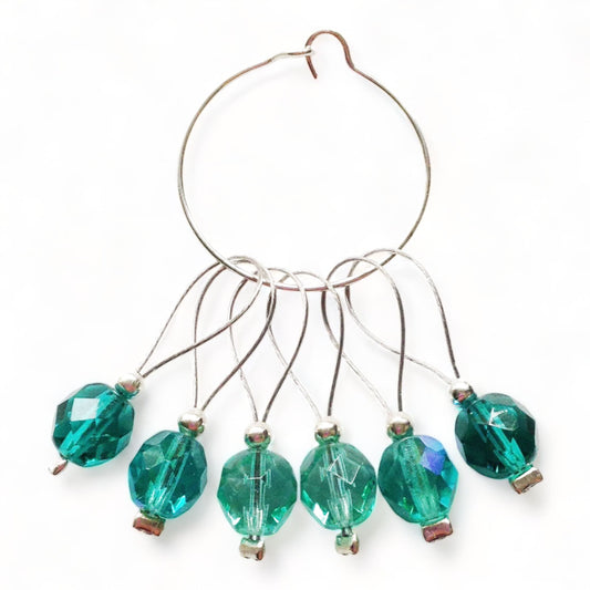 Teal Green Stitch Markers